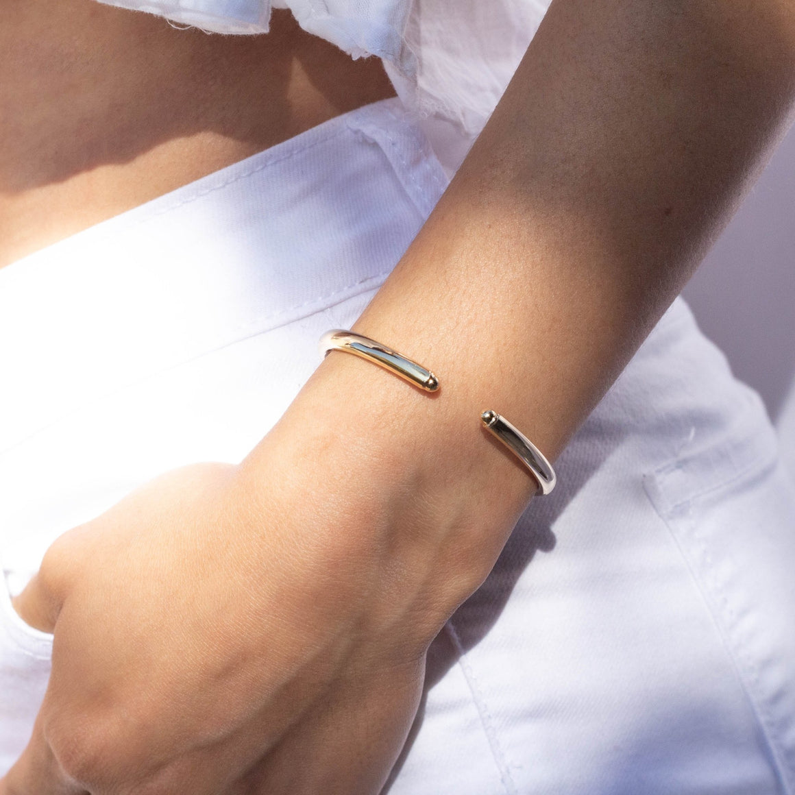 <p>Hollow Tube Cuff</p> - Indigo Republic Boutique