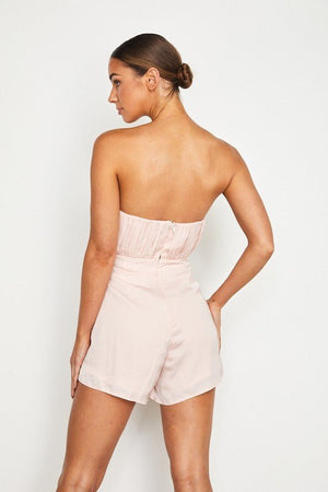 <p>Ivy Strapless Asymetrical Romper</p> - Indigo Republic Boutique