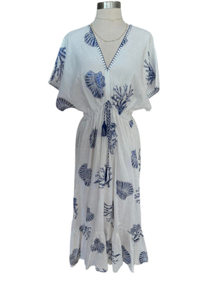 <p>Jayla Printed Maxi Cotton Dress</p> - Indigo Republic Boutique