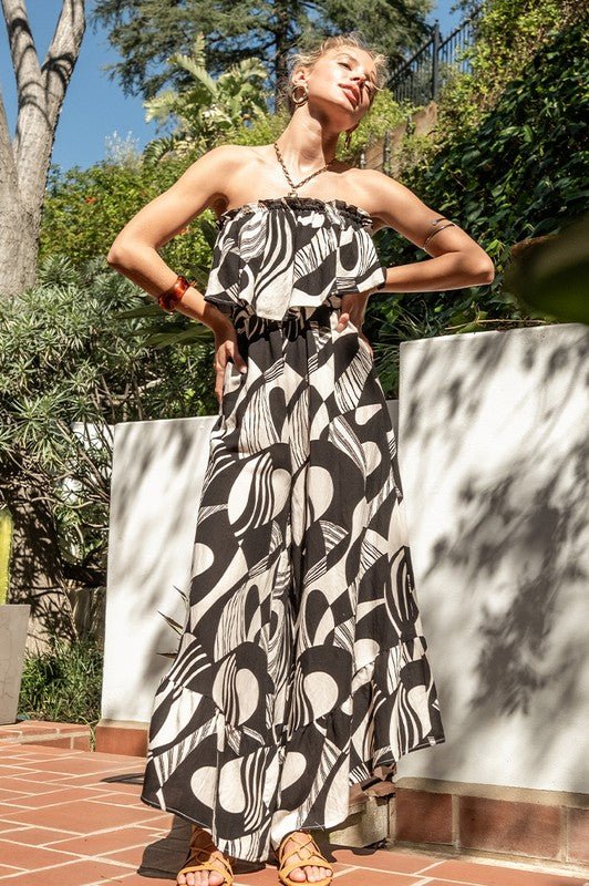 <p>Jipi Wide Leg Tube Jumpsuit</p> - Indigo Republic Boutique