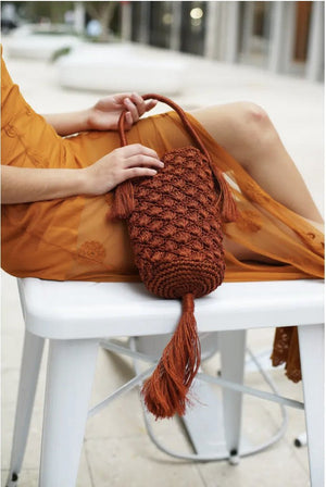<p>Julia Tassel Handbag</p> - Indigo Republic Boutique