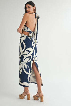 <p>Kelsey Halter Midi Dress</p> - Indigo Republic Boutique