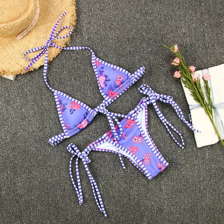 <p>Lavender Picnic Bikini</p> - Indigo Republic Boutique