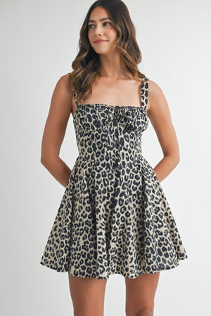<p>Leopard Bustier Mini Dress</p> - Indigo Republic Boutique