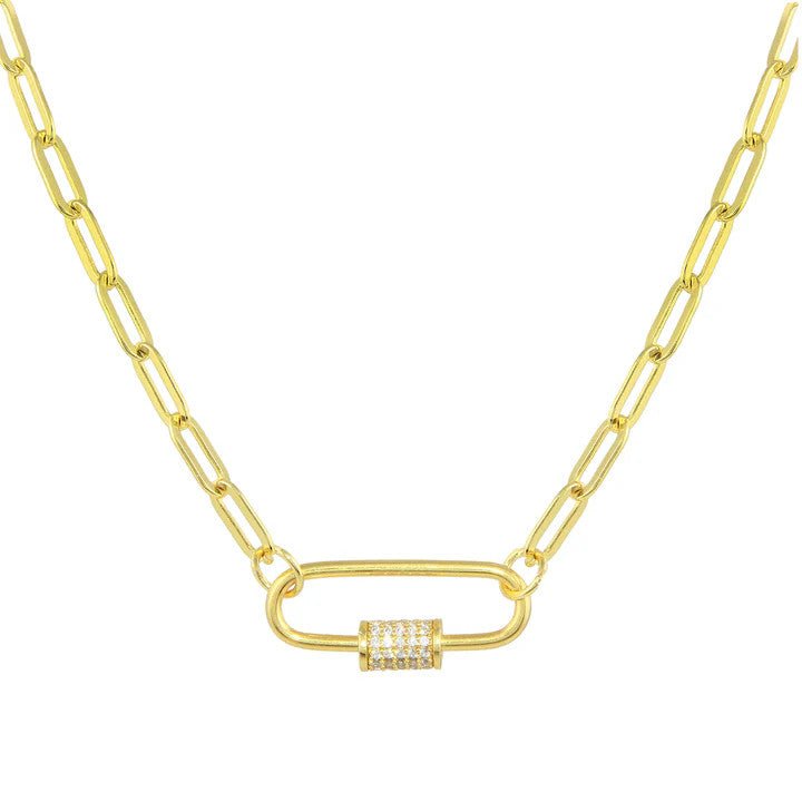 <p>LG PC Chain w CZ Clip</p> - Indigo Republic Boutique
