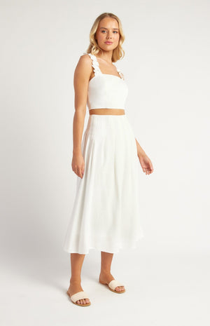 <p>Linen Blend Skirt Set</p> - Indigo Republic Boutique