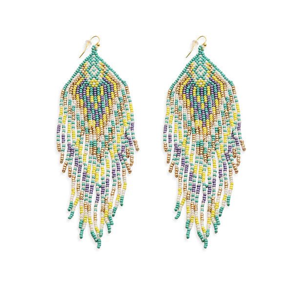 <p>Lonanna Beaded Earrings</p> - Indigo Republic Boutique