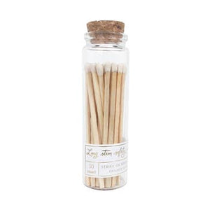 <p>Long Stem Glass Match Jar</p> - Indigo Republic Boutique