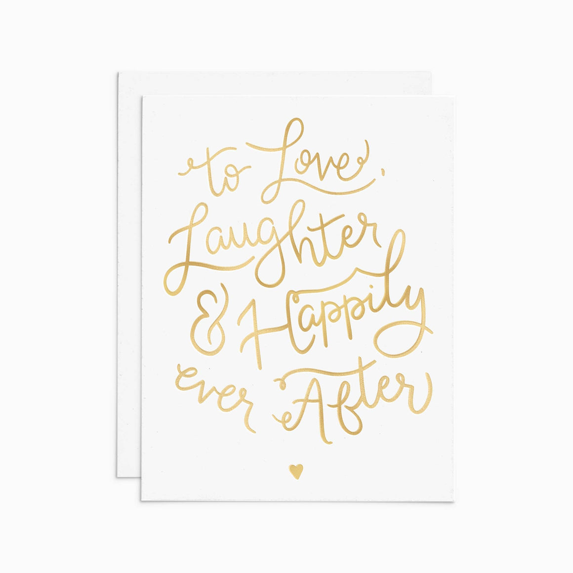 <p>Love, Laughter Wedding Card</p> - Indigo Republic Boutique