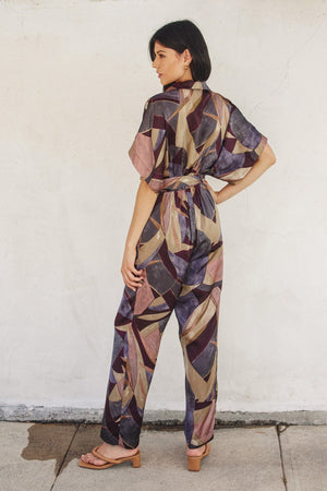 <p>Luna Surplice Pull On Jumpsuit</p> - Indigo Republic Boutique