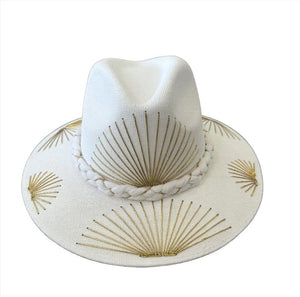<p>Lurex Shells Threaded Panama Hat (+Colors)</p> - Indigo Republic Boutique