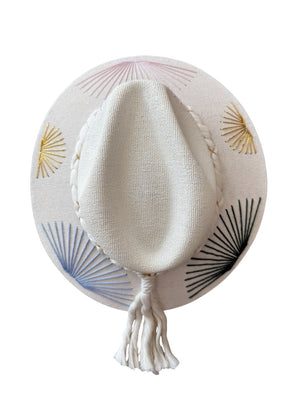 <p>Lurex Shells Threaded Panama Hat (+Colors)</p> - Indigo Republic Boutique