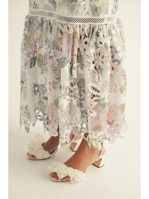 <p>Madison Lace Mermaid Midi Dress</p> - Indigo Republic Boutique