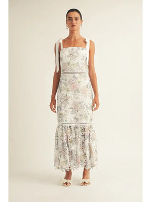<p>Madison Lace Mermaid Midi Dress</p> - Indigo Republic Boutique
