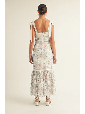 <p>Madison Lace Mermaid Midi Dress</p> - Indigo Republic Boutique