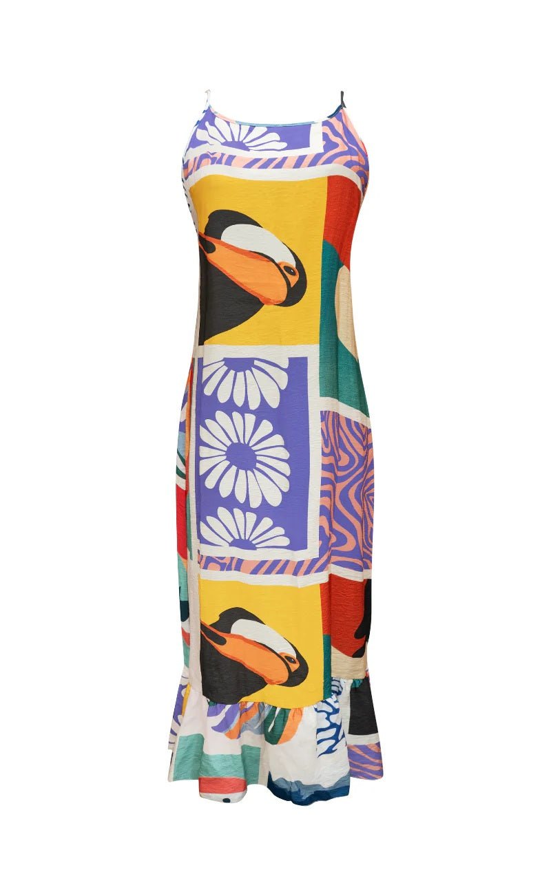 <p>Malena Printed Maxi Dress</p> - Indigo Republic Boutique