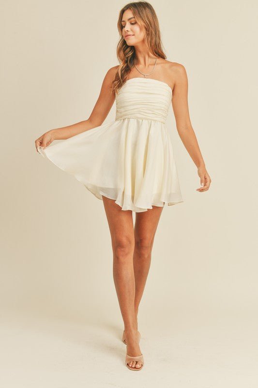 <p>Medi Strapless Mini Dress</p> - Indigo Republic Boutique