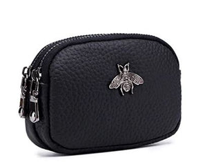 <p>Mini Leather Bee Wallet (+ Colors)</p> - Indigo Republic Boutique