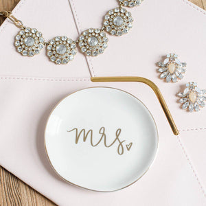 <p>Mrs Jewelry Dish</p> - Indigo Republic Boutique