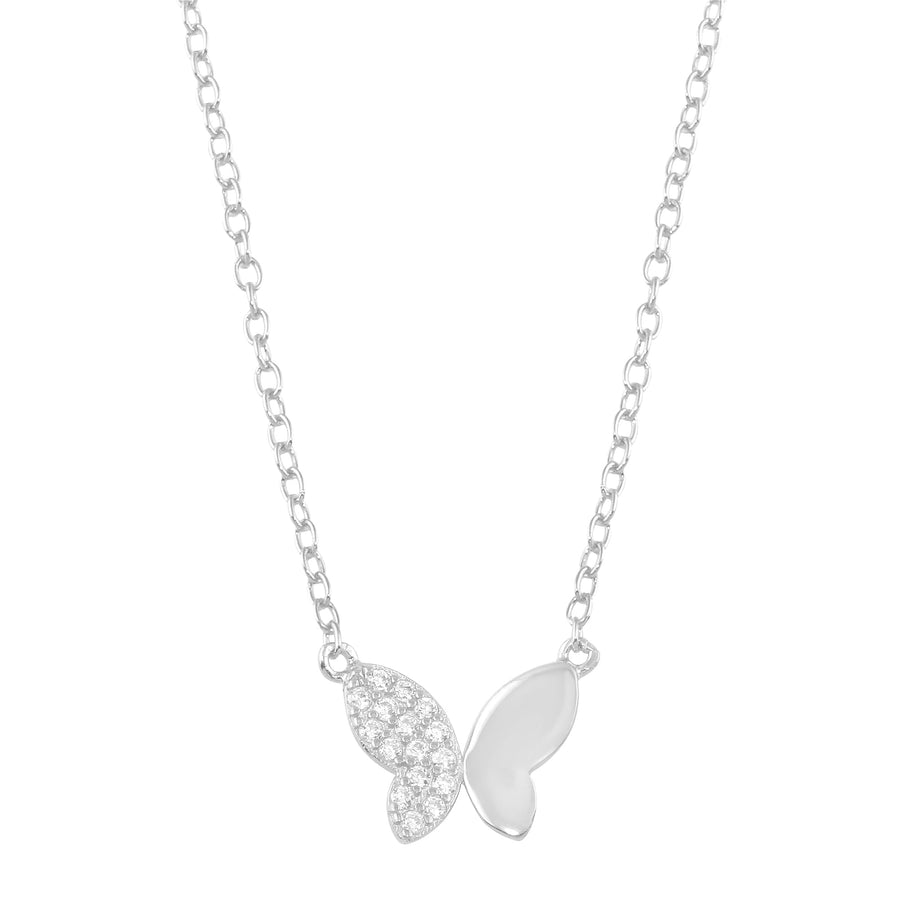 <p>Nicole Cz Butterfly Necklace</p> - Indigo Republic Boutique