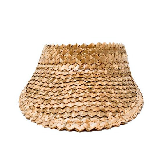 <p>Palm Visor Natural Mocha</p> - Indigo Republic Boutique