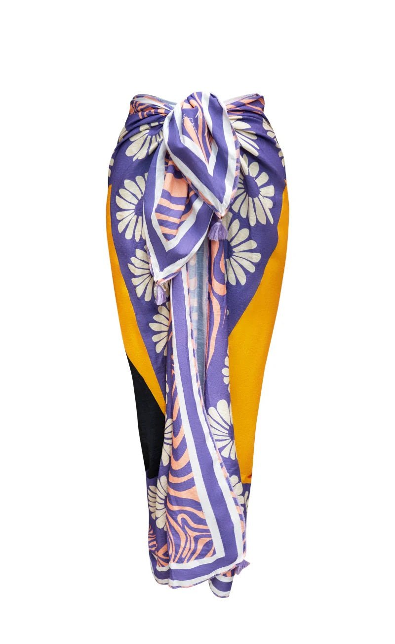 <p>Pareo Araceli Floral Toucan</p> - Indigo Republic Boutique