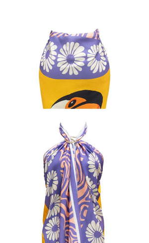 <p>Pareo Araceli Floral Toucan</p> - Indigo Republic Boutique