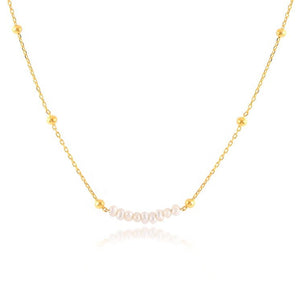 <p>Pearl Bar Necklace</p> - Indigo Republic Boutique