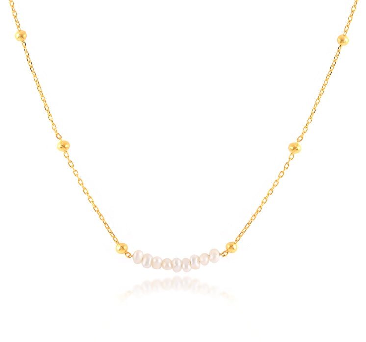 <p>Pearl Bar Necklace</p> - Indigo Republic Boutique