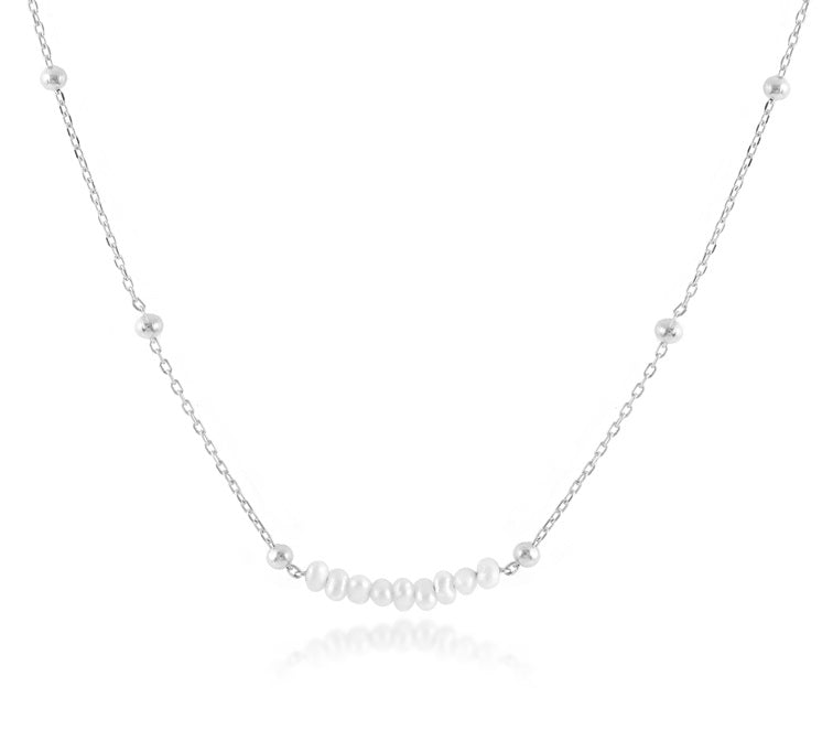<p>Pearl Bar Necklace</p> - Indigo Republic Boutique