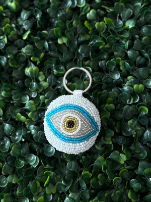 <p>Pillow Beaded Keychain</p> - Indigo Republic Boutique