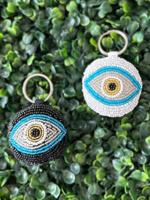 <p>Pillow Beaded Keychain</p> - Indigo Republic Boutique