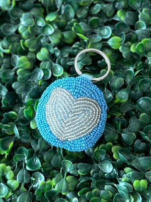 <p>Pillow Beaded Keychain</p> - Indigo Republic Boutique