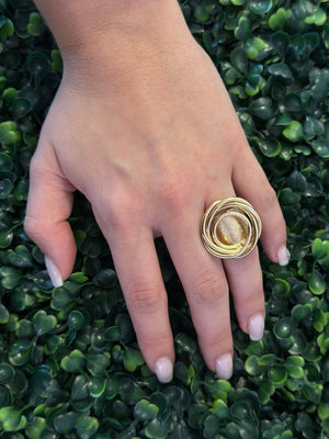 <p>Pol Wire Wrapped Satin Ring</p> - Indigo Republic Boutique