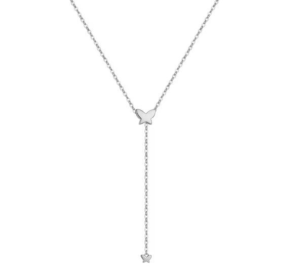 <p>Polina Butterfly Y Necklace</p> - Indigo Republic Boutique