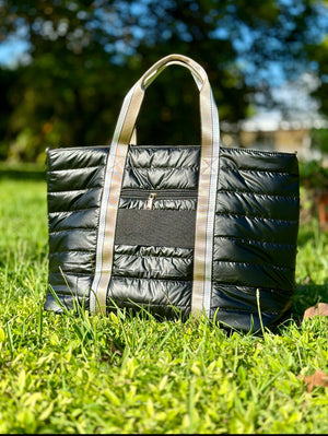 <p>Puffer Weekender Tote</p> - Indigo Republic Boutique