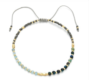 <p>Quartz &amp; Miyuki Bracelet (+Colors)</p> - Indigo Republic Boutique