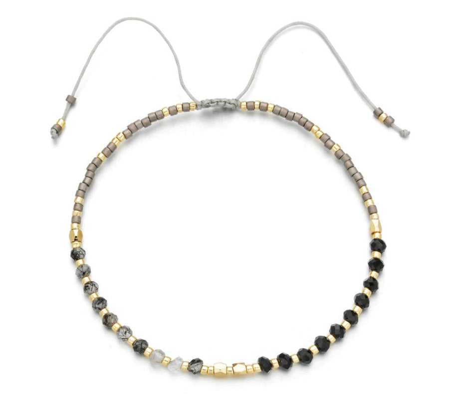 <p>Quartz &amp; Miyuki Bracelet (+Colors)</p> - Indigo Republic Boutique