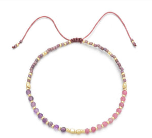<p>Quartz &amp; Miyuki Bracelet (+Colors)</p> - Indigo Republic Boutique