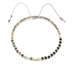 <p>Quartz &amp; Miyuki Bracelet (+Colors)</p> - Indigo Republic Boutique