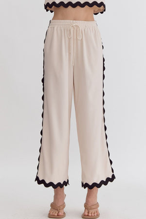 <p>Ric Rac Wide Leg Pants</p> - Indigo Republic Boutique