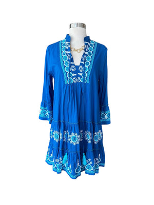 <p>Rosemary Embroidered Dress</p> - Indigo Republic Boutique