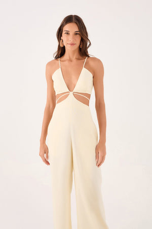 <p>Sam Linen Jumpsuit&nbsp;</p> - Indigo Republic Boutique