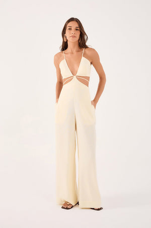 <p>Sam Linen Jumpsuit&nbsp;</p> - Indigo Republic Boutique