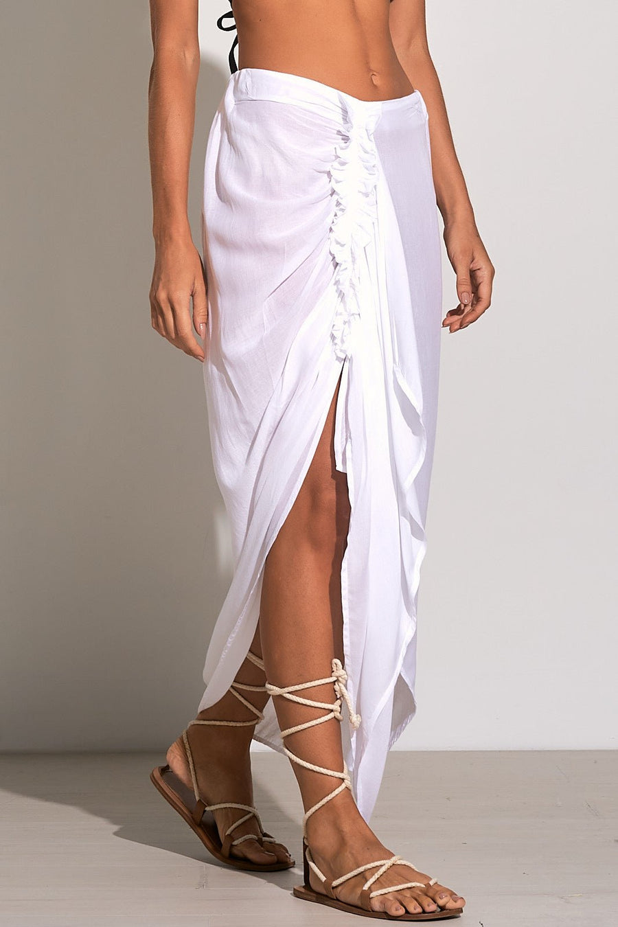 <p>Sarong Style Midi Skirt</p> - Indigo Republic Boutique