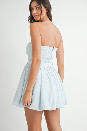 <p>Textured Knit Bubble Hem Dress</p> - Indigo Republic Boutique