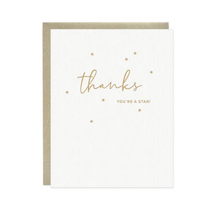 <p>Thanks You&x27;re A Star Card</p> - Indigo Republic Boutique