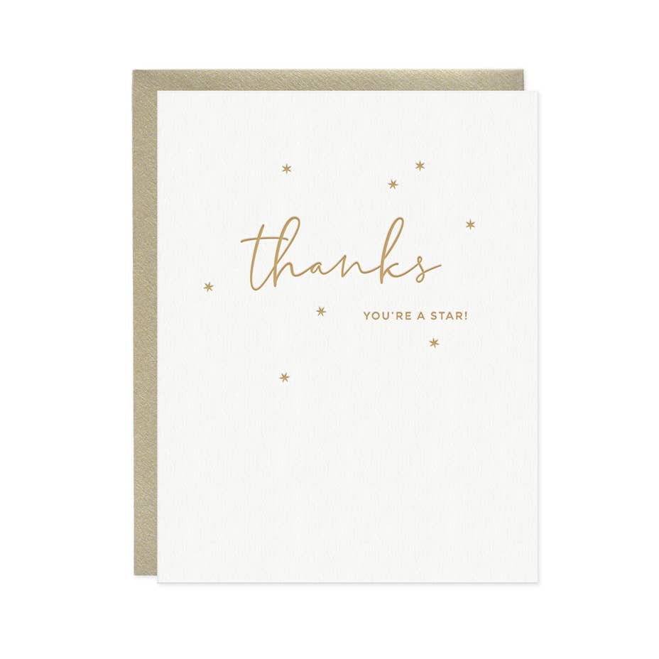 <p>Thanks You&x27;re A Star Card</p> - Indigo Republic Boutique