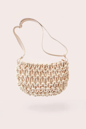 <p>Trina Canvas Rope Bag</p> - Indigo Republic Boutique