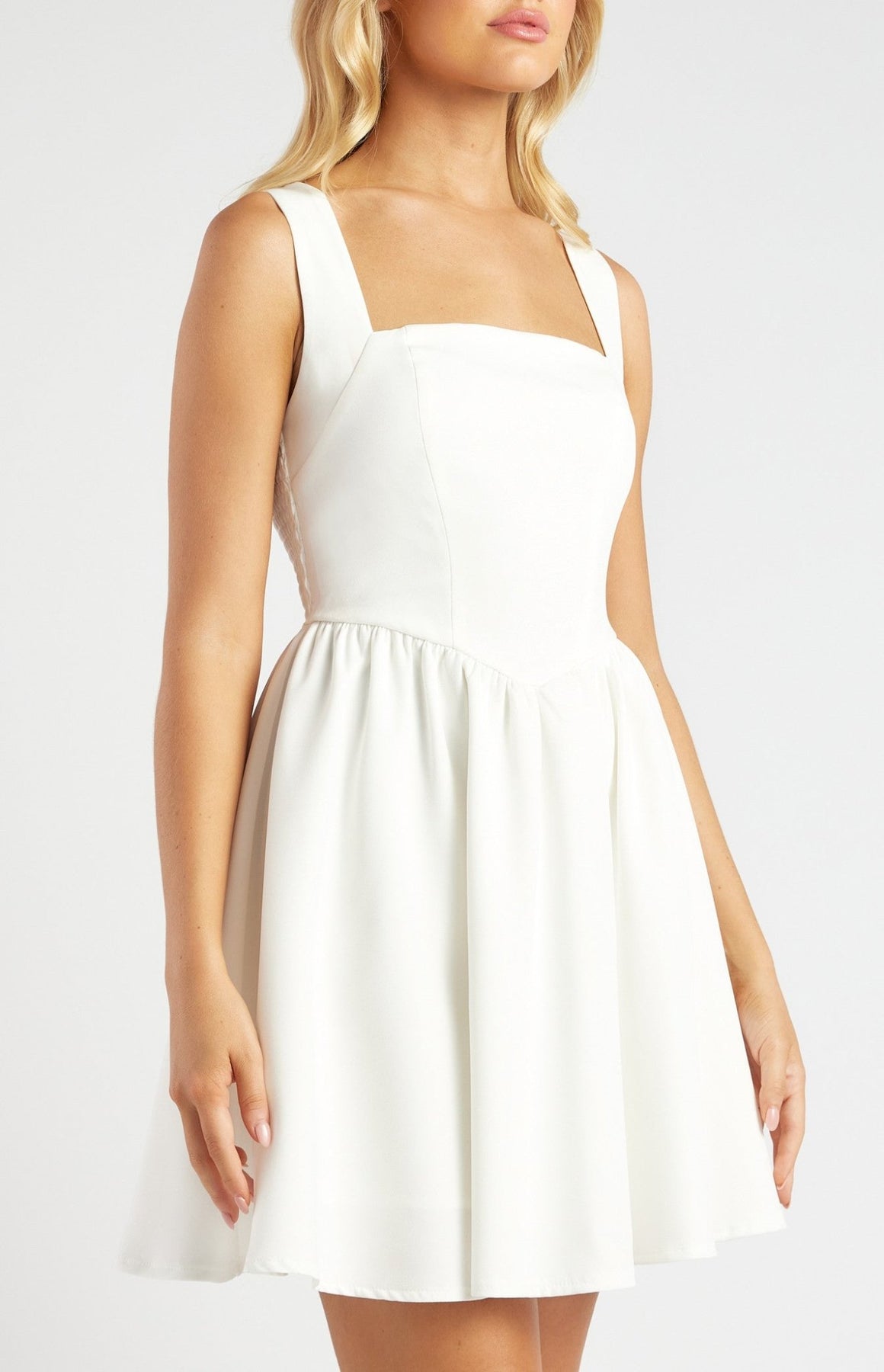 <p>V Waistline Detail Mini Dress</p> <p></p> - Indigo Republic Boutique